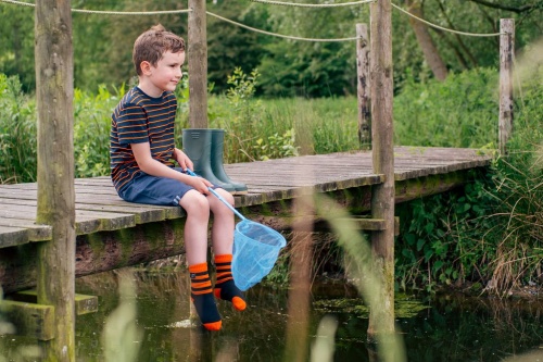 Водонепроницаемые носки детские DexShell Waterproof Children Socks S (16-18 см) оранжевые, DS546S фото 6